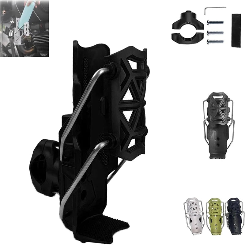Porte-gobelet Moto & Vélo 360° – Support Universel Guidon Bouteille d'Eau