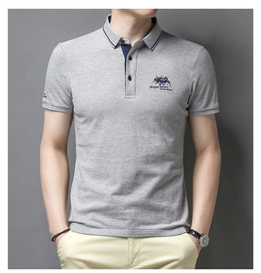 Polo brodé luxe été 2024 / New Summer Korean  Embroidered Polo Shirt Men's Luxury - kadopascher