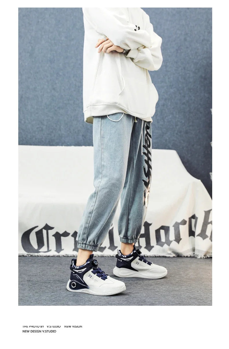 Baskets Homme Boucle Rotative - Sneakers Outdoor Antidérapantes Durables