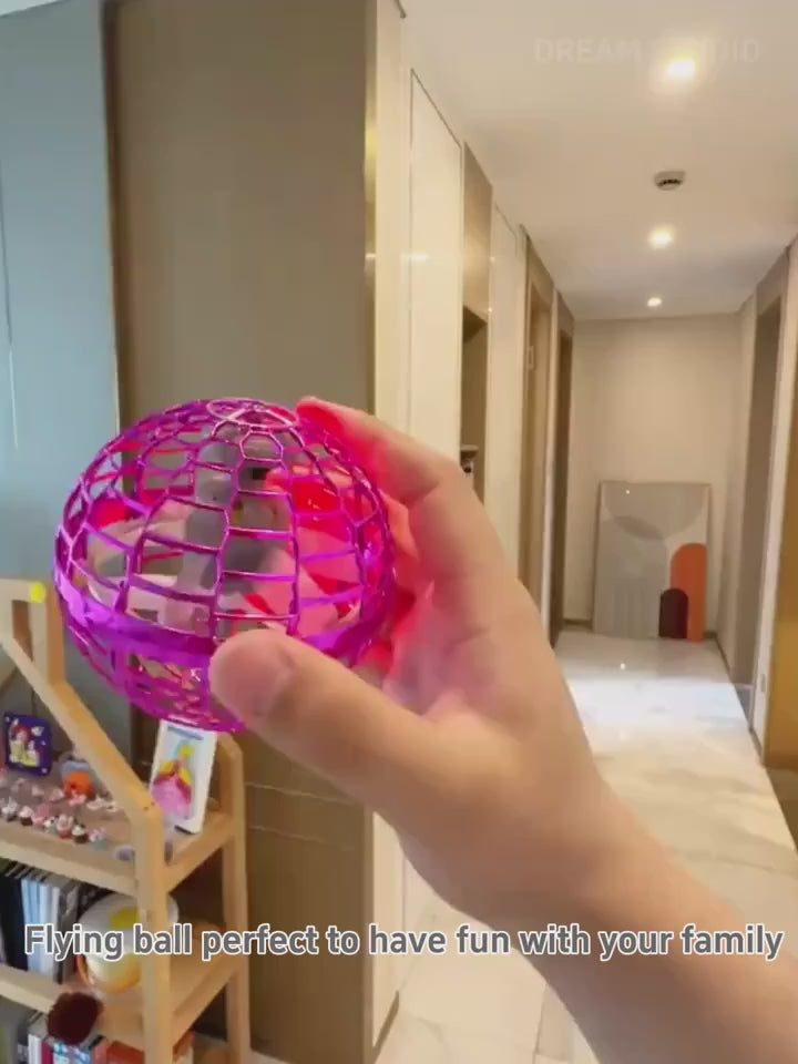 LED Boomerang Flying Ball - Interactive Indoor and Outdoor Drone 