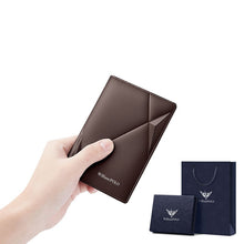 Porte carte luxe / WILLIAMPOLO Mens Wallet Genuine Leather Card Holder Purse Real Cowhide Fashion Design Wallet Men 2023 With Gift Box PL205265 - kadopascher