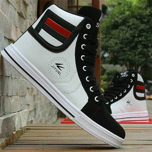 Fashion High-top Mens Sneakers Casual Tennis Shoes Chuky Men&#39;s Summer Sneakers Big Sizes Flat Footwear Korean Zapatos Hombre H14 - kadopascher