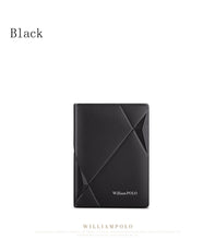 Porte carte luxe / WILLIAMPOLO Mens Wallet Genuine Leather Card Holder Purse Real Cowhide Fashion Design Wallet Men 2023 With Gift Box PL205265 - kadopascher