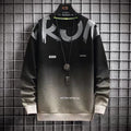 Pulle hiver automne / Spring Autumn Men's Sweatshirts Korean Fashion Streetwear Gradient Sweatshirts Male Casual Lounge Wear Tye Dye Sweatshirt - kadopascher