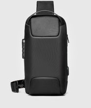WEIXIER Shoulder Bag for Men Waterproof USB Man Crossbody Bag Anti-Theft Short Travel Messenger Sling Fashion Designer Chest Bag