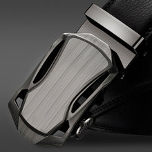Belts for 3.5cm Width Sports Car Brand Fashion Automatic Buckle Black Genuine Leather Men&#39;s Jeans High Quality Waist Male Strap