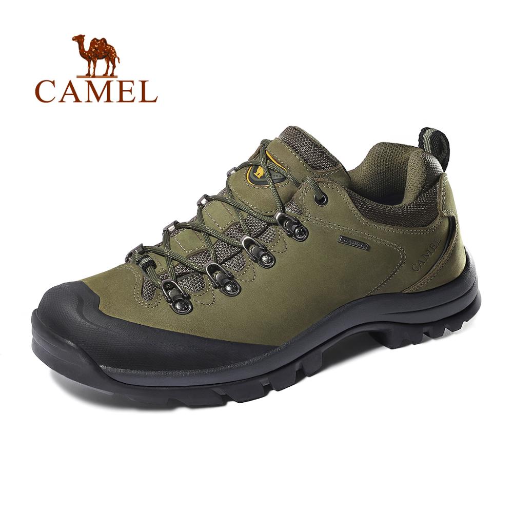 CAMEL Hommes Femmes Randonnée En Plein Air Chaussures En Cuir Antidérapant Respirant Escalade Trekking Randonnée Sneakers - kadopascher.com