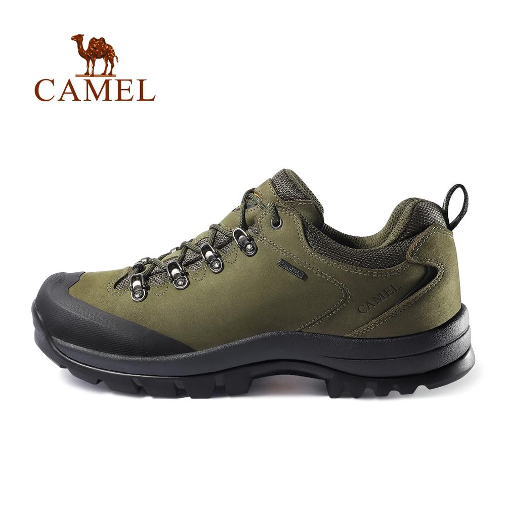 CAMEL Hommes Femmes Randonnée En Plein Air Chaussures En Cuir Antidérapant Respirant Escalade Trekking Randonnée Sneakers - kadopascher.com
