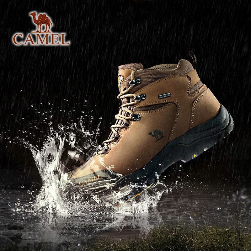 CAMEL Hommes Femmes High Top Chaussures de Randonnée 2019 Durable Imperméable Antidérapant En Plein Air Escalade Trekking Chaussures Militaire Tactique Bottes - kadopascher.com