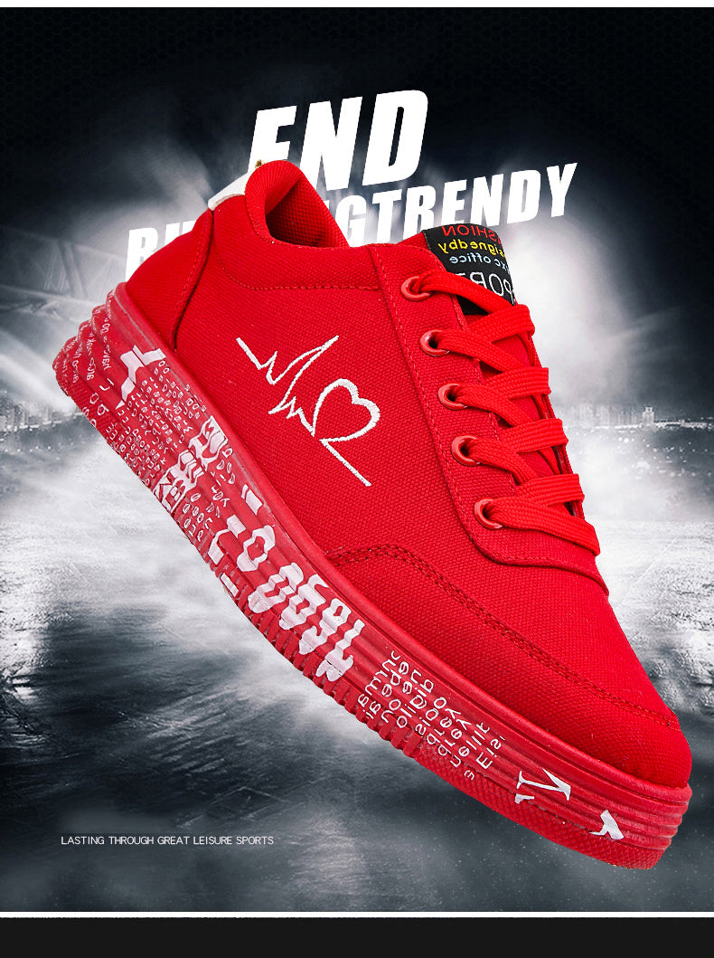 Chaussures femmes vulcanisées confortables /  Baskets Dames / Chaussures a Lacets décontractées Toile - kadopascher.com