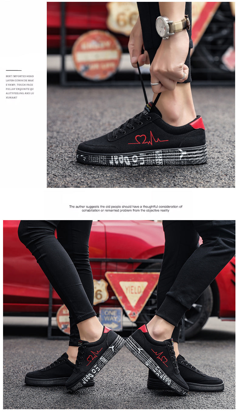 Chaussures femmes vulcanisées confortables /  Baskets Dames / Chaussures a Lacets décontractées Toile - kadopascher.com