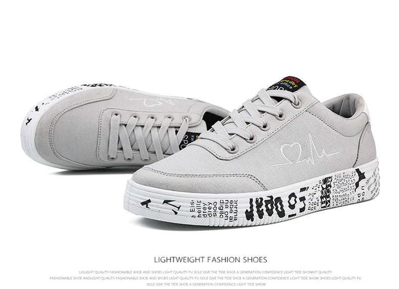 Chaussures femmes vulcanisées confortables /  Baskets Dames / Chaussures a Lacets décontractées Toile - kadopascher.com