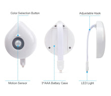 LED Siège de Toilette Night Light Motion Sensor WC Light 8 Couleurs - kadopascher.com