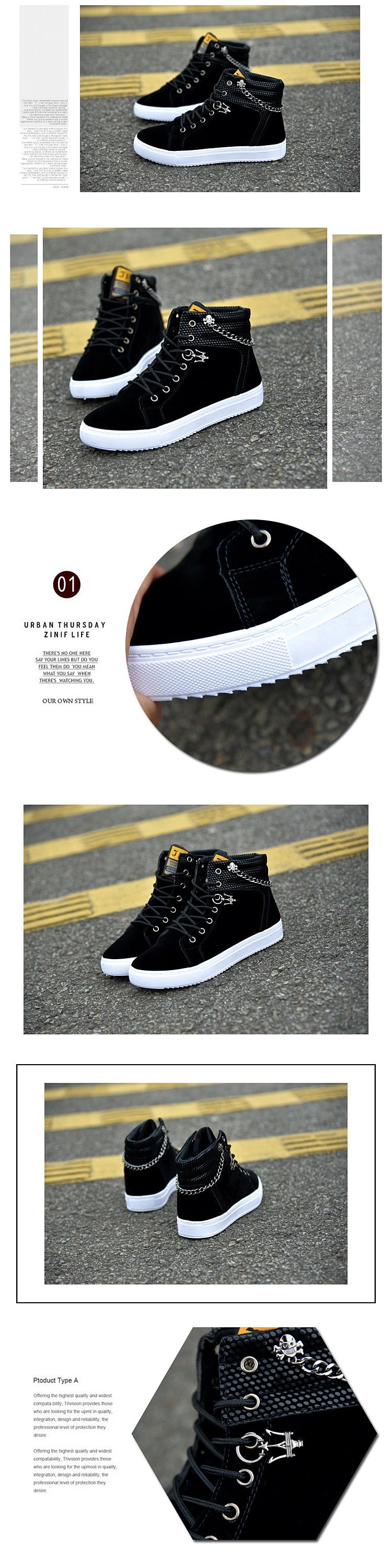 Chaussures luxe haute qualité pour homme / High Quality Men Vulcanized shoes - kadopascher.com