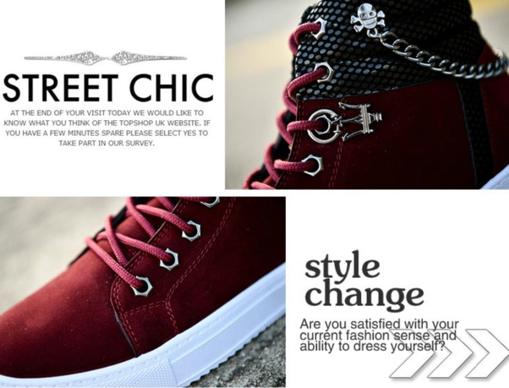 Chaussures luxe haute qualité pour homme / High Quality Men Vulcanized shoes - kadopascher.com