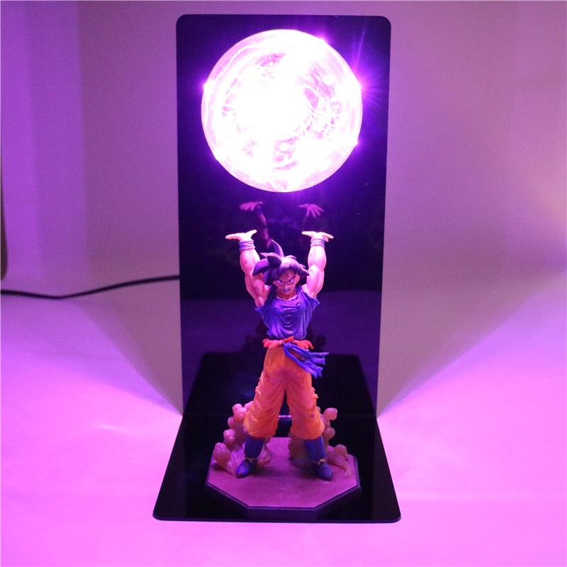 Lampe déco DBZ / Dragon Ball Z Lamp Goku Strength Bombs - kadopascher.com