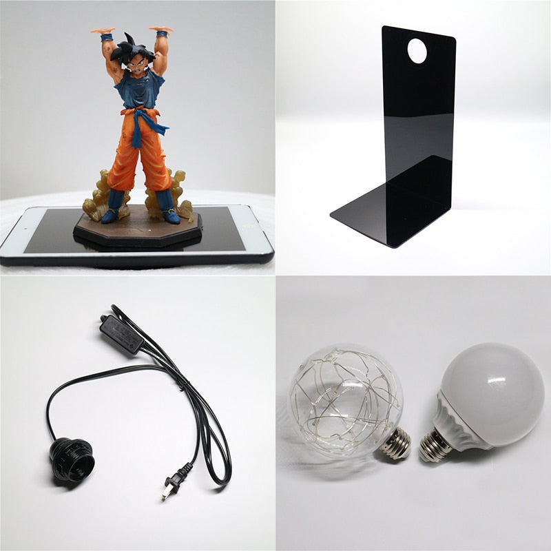 Lampe déco DBZ / Dragon Ball Z Lamp Goku Strength Bombs - kadopascher.com