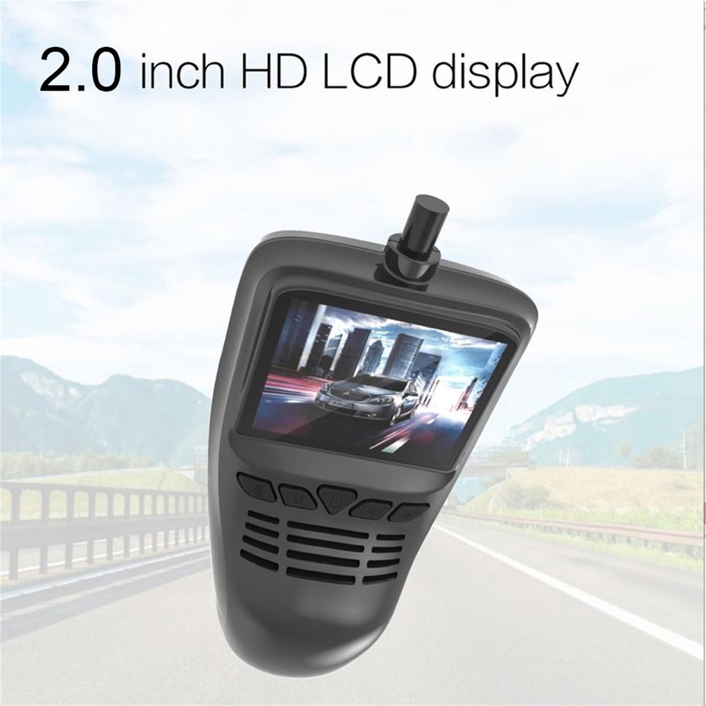 Dash Cam voiture DVR enregistreur caméra avec Wifi Full HD 1080p grand angle lentille G capteur vision nocturne - kadopascher.com