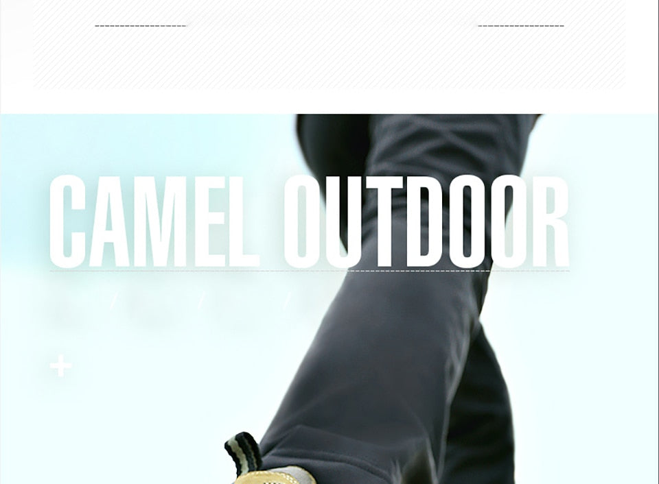 CAMEL Hommes Femmes Randonnée En Plein Air Chaussures En Cuir Antidérapant Respirant Escalade Trekking Randonnée Sneakers - kadopascher.com