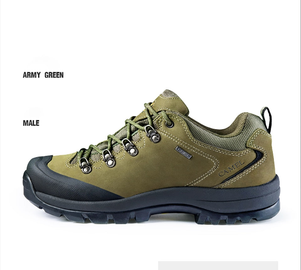 CAMEL Hommes Femmes Randonnée En Plein Air Chaussures En Cuir Antidérapant Respirant Escalade Trekking Randonnée Sneakers - kadopascher.com