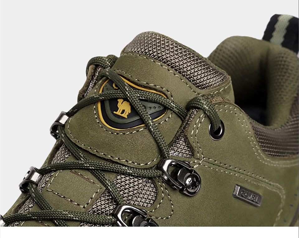CAMEL Hommes Femmes Randonnée En Plein Air Chaussures En Cuir Antidérapant Respirant Escalade Trekking Randonnée Sneakers - kadopascher.com