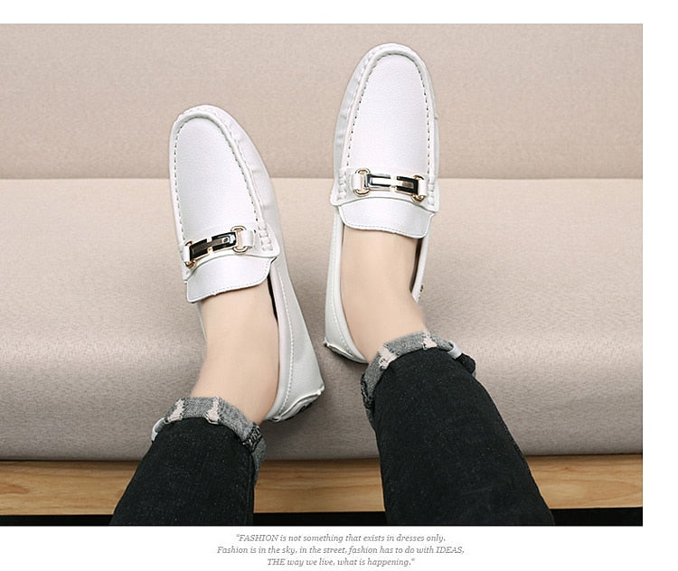Mocassins de Luxe Chaussures cuir homme / Mocassins Doux marque luxe auto  / Chaussures En Cuir Hommes - kadopascher.com
