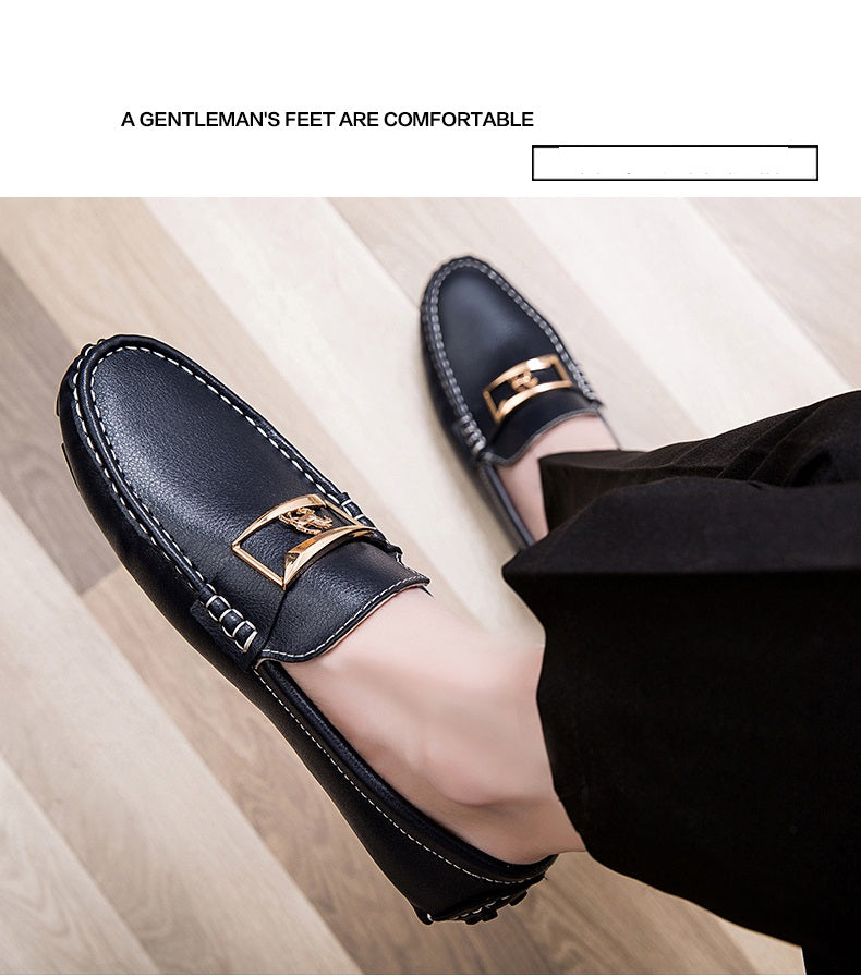 Mocassins en Cuir luxe auto / Casual Chaussures Hommes / Mocassin Chaussures design cuir luxe chic - kadopascher.com