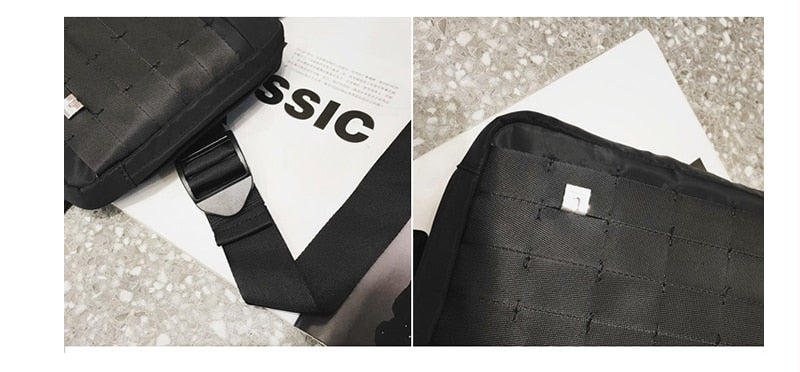 Gilet Poitrine Pack Hip hop Fonction Poitrine Rig Pack Nylon militaire Gilet poitrine rig rig Pack - kadopascher.com