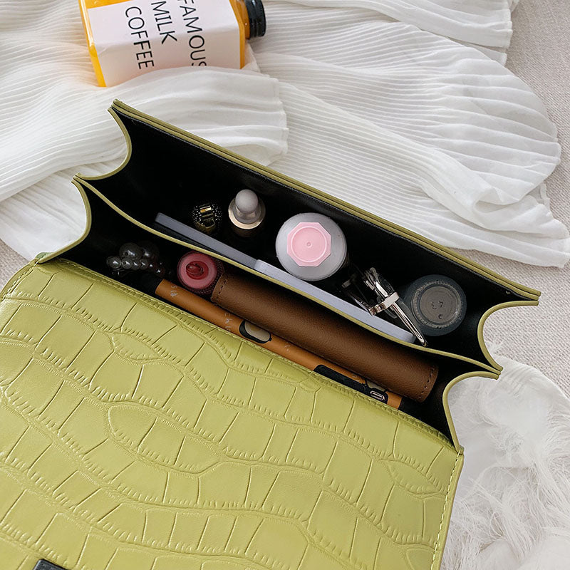 Sacs à bandoulière en cuir pour femmes collection 2020 / Petit sac à bandoulière Messenger Femme Chaîne de luxe Sacs à main - kadopascher.com