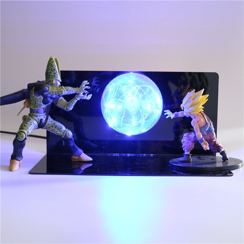 Lampe déco DBZ / Dragon Ball Z 3D Bedside Lamp Cell Gohan Decorative Lamp DBZ Goku LED Night Light - kadopascher.com