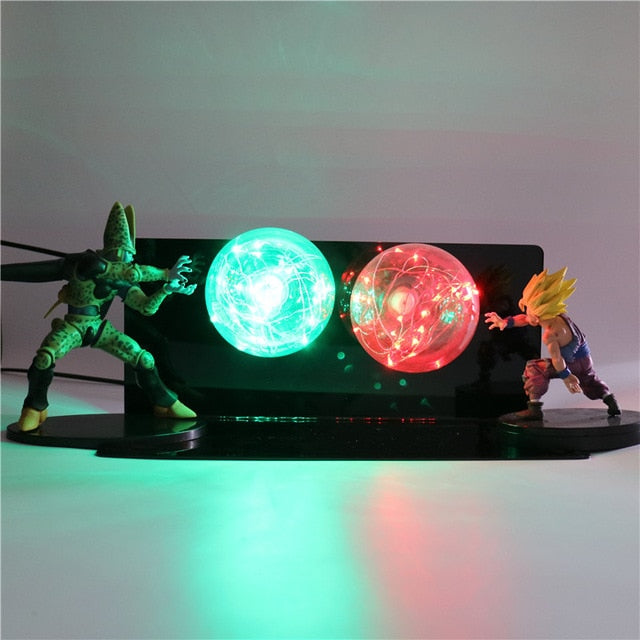 Lampe déco DBZ / Dragon Ball Z 3D Bedside Lamp Cell Gohan Decorative Lamp DBZ Goku LED Night Light - kadopascher.com