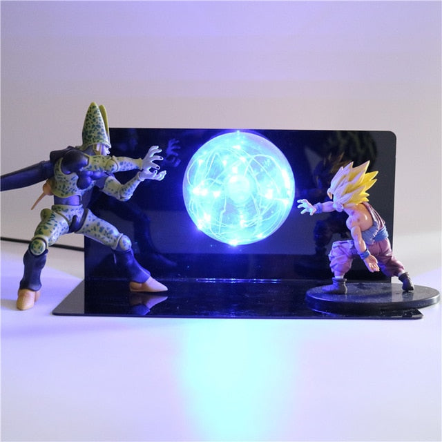 Lampe déco DBZ / Dragon Ball Z 3D Bedside Lamp Cell Gohan Decorative Lamp DBZ Goku LED Night Light - kadopascher.com