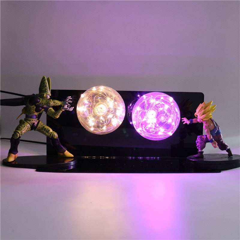 Lampe déco DBZ / Dragon Ball Z 3D Bedside Lamp Cell Gohan Decorative Lamp DBZ Goku LED Night Light - kadopascher.com
