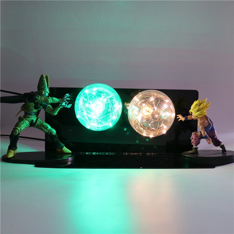 Lampe déco DBZ / Dragon Ball Z 3D Bedside Lamp Cell Gohan Decorative Lamp DBZ Goku LED Night Light - kadopascher.com