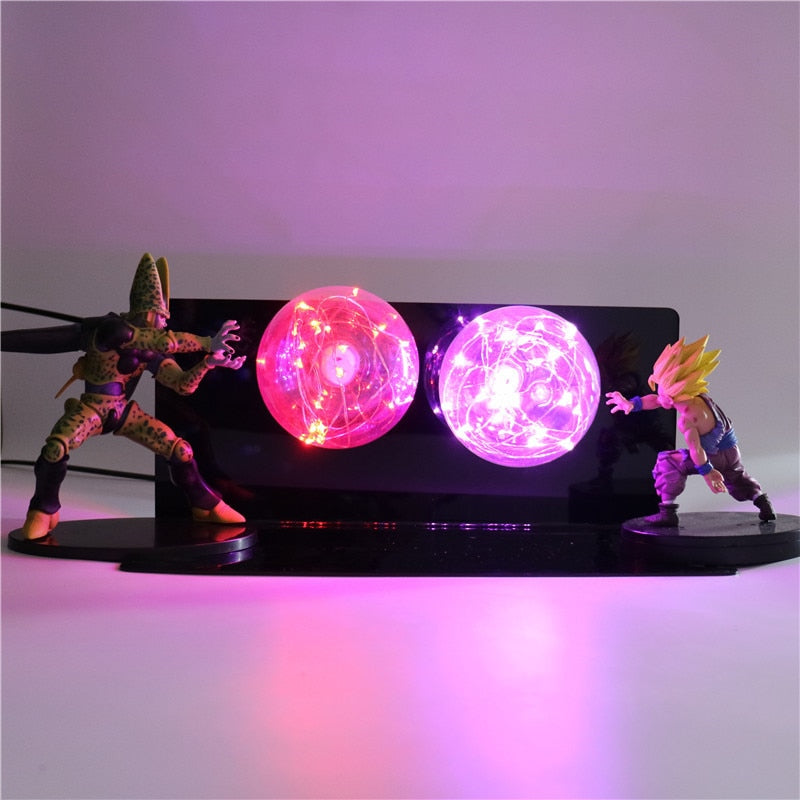 Lampe déco DBZ / Dragon Ball Z 3D Bedside Lamp Cell Gohan Decorative Lamp DBZ Goku LED Night Light - kadopascher.com