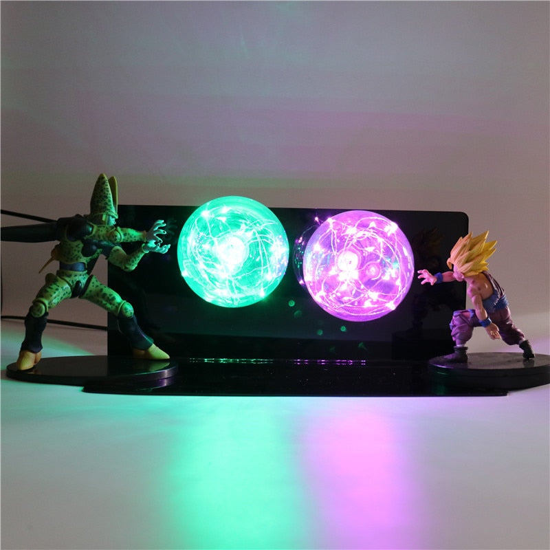 Lampe déco DBZ / Dragon Ball Z 3D Bedside Lamp Cell Gohan Decorative Lamp DBZ Goku LED Night Light - kadopascher.com