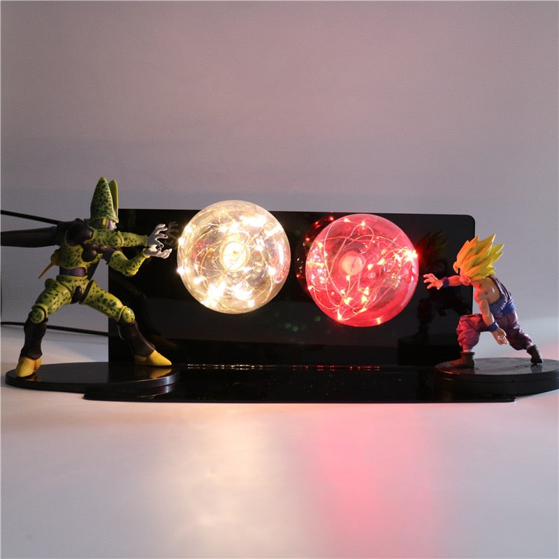 Lampe déco DBZ / Dragon Ball Z 3D Bedside Lamp Cell Gohan Decorative Lamp DBZ Goku LED Night Light - kadopascher.com