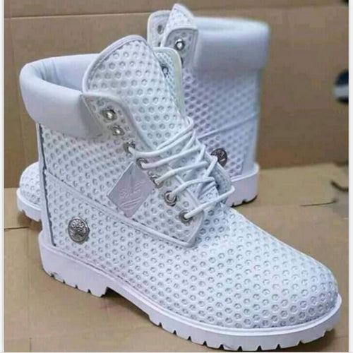 TIMBERLAND blanc Hommes Premium Martin Bottes, Homme Chaussures en cuir véritable en bois Timber Outdoor 40-45 - kadopascher.com