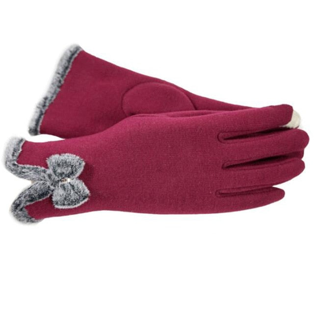 Gants D'hiver femme / Automne Gants Chauds Poignets Mitaines / Ski Gants Coupe-Vent femme - kadopascher.com