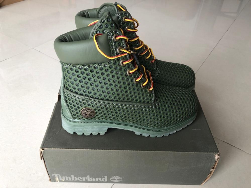 TIMBERLAND blanc Hommes Premium Martin Bottes, Homme Chaussures en cuir véritable en bois Timber Outdoor 40-45 - kadopascher.com