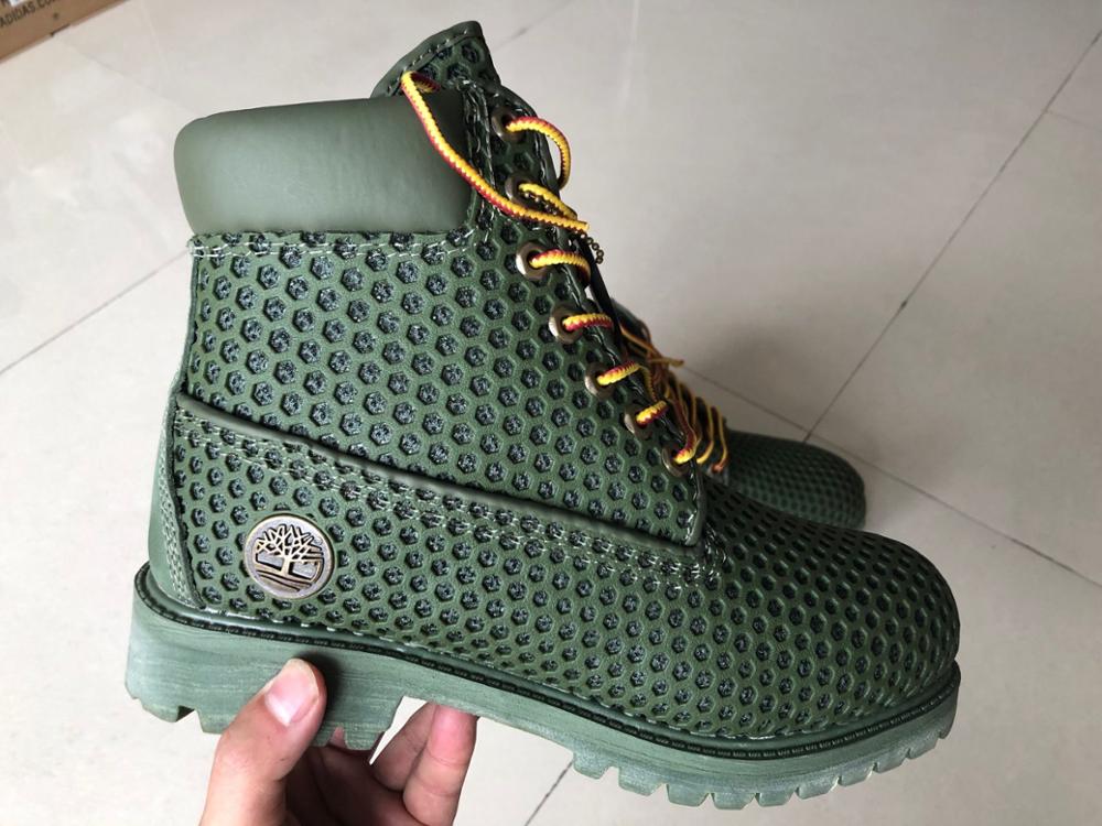 TIMBERLAND blanc Hommes Premium Martin Bottes, Homme Chaussures en cuir véritable en bois Timber Outdoor 40-45 - kadopascher.com