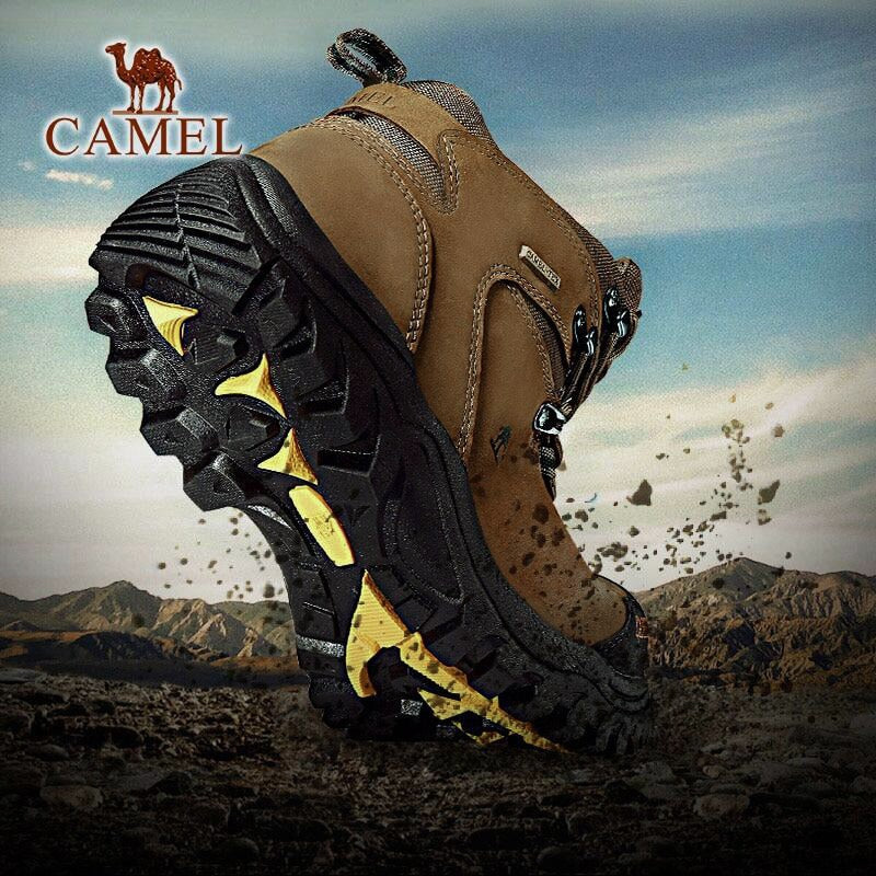 CAMEL Hommes Femmes High Top Chaussures de Randonnée 2019 Durable Imperméable Antidérapant En Plein Air Escalade Trekking Chaussures Militaire Tactique Bottes - kadopascher.com
