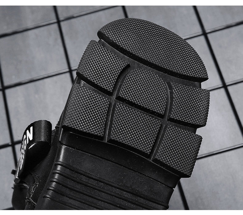 Chaussures bottines hommes en cuir véritable mode luxe  / bottes de neige Super qualité / chaussures de designer 5 # 20 / 10D50 - kadopascher.com