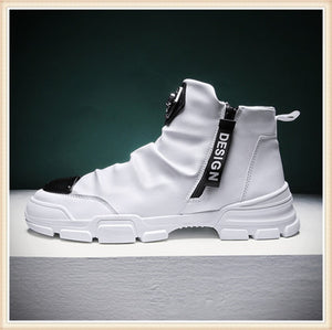Chaussures bottines hommes en cuir véritable mode luxe  / bottes de neige Super qualité / chaussures de designer 5 # 20 / 10D50 - kadopascher.com