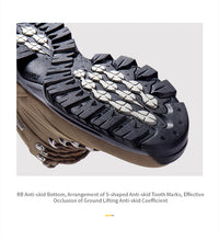 CAMEL Outdoor Sports High-Top Chaussures de randonnée en cuir pour hommes Imperméable Antidérapant Respirant Bottes de trekking d'escalade - kadopascher.com