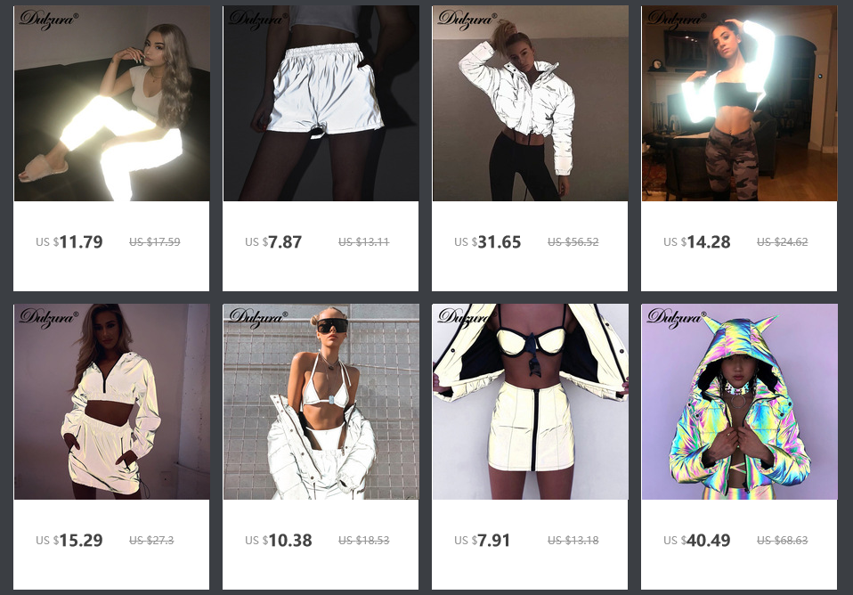 Pantalon de jogging femme réfléchissant 2019 automne hiver / femmes casual gris solide streetwear pantalon vêtements de mode - kadopascher.com