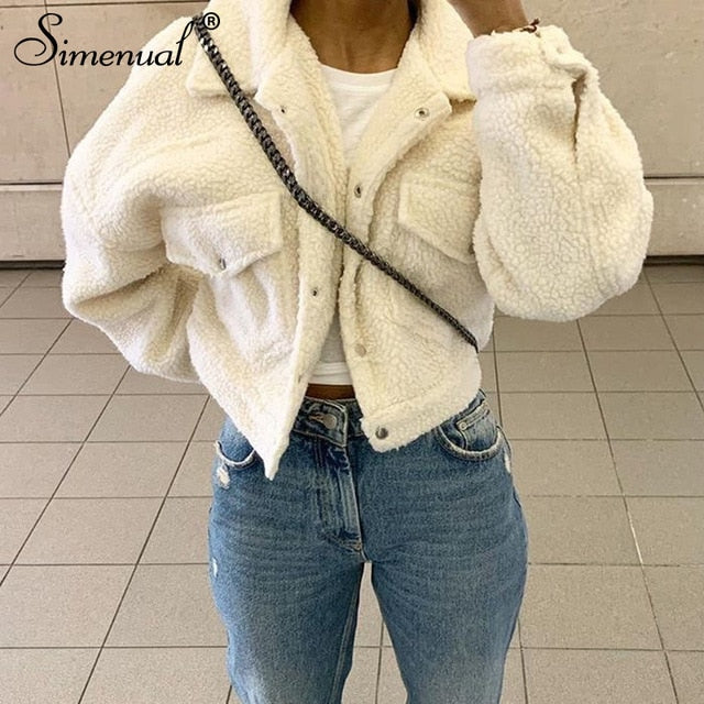 Vestes Femmes Automne Hiver Chaud Manteaux De Mode À Manches Longues - kadopascher.com