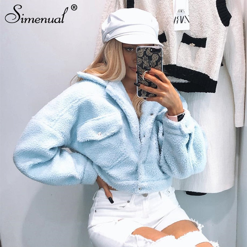 Vestes Femmes Automne Hiver Chaud Manteaux De Mode À Manches Longues - kadopascher.com