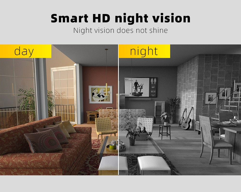 SDETER Mini Camera HD 720P Camera Camcorders Sport DV IR Night Vision Motion Detection Small Camcorder DVR Video Recorder  Cam - kadopascher.com