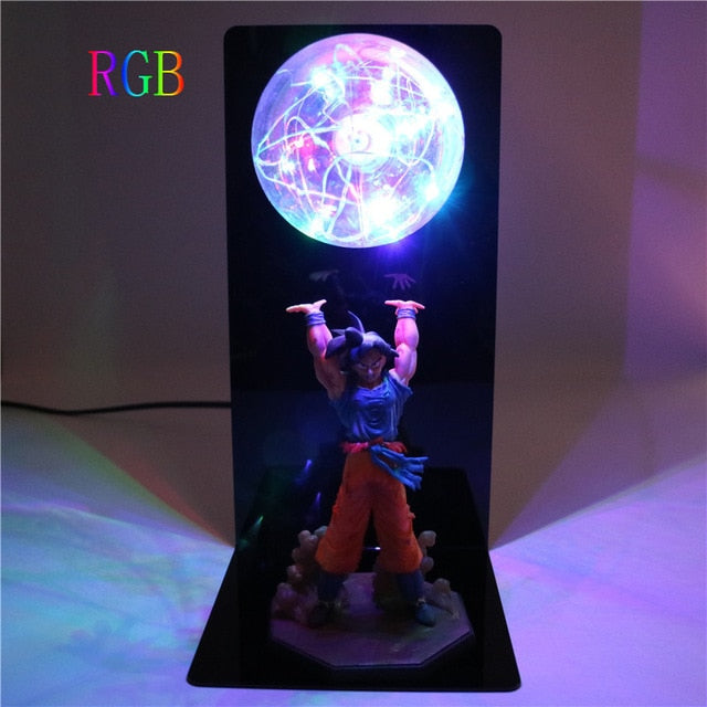 Lampe DBZ LED / Dragon Ball Z Son Goku Strength bombs Lamp DBZ Super Saiyan Figures Night Ligh - kadopascher.com